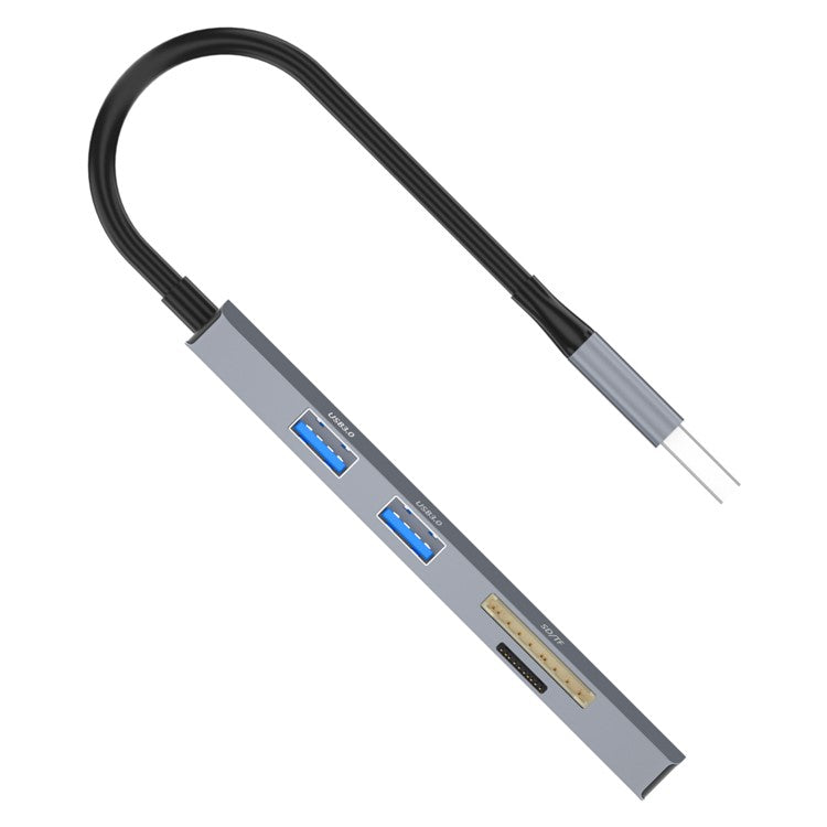 ADS-310A Multi-Port Hub USB Adapter to 3xUSB 3.0+2xCard Reader Slots