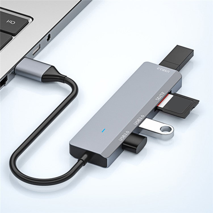 ADS-310A Multi-Port Hub USB Adapter to 3xUSB 3.0+2xCard Reader Slots