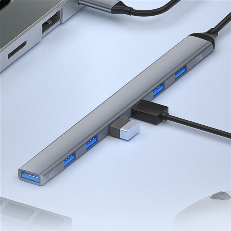 ADS-303C Type-C Docking Station USB 3.0 Splitter for Laptop / Tablet / PC 7-Port USB Hub