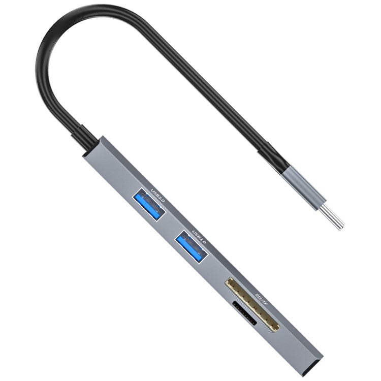 ADS-310C Type-C Hub Expansion Converter to 3xUSB 3.0+2xCard Reader Slots