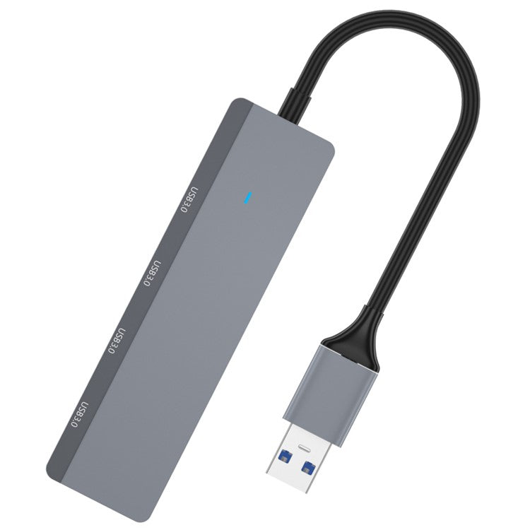 ADS-305A USB to 4 X USB3.0 Docking Station USB Hub Aluminum Alloy Adapter
