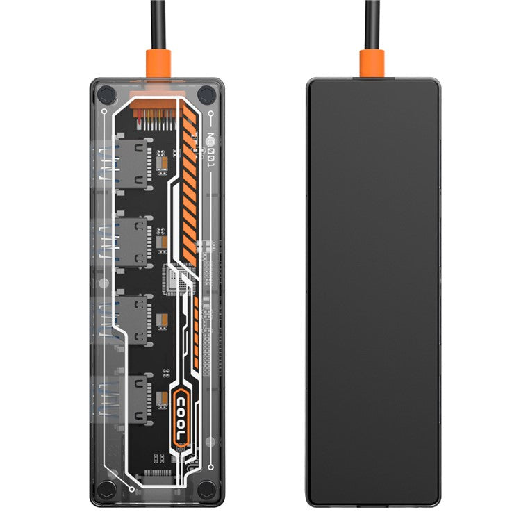 SW4U-A USB Expansion Hub Data Transmission Adapter with 4xUSB 3.0+1xUSB-C