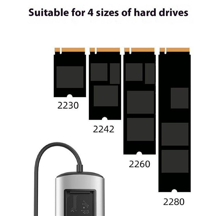 FX-2303A 6-in-1 USB Hub Type-C to 3xUSB3.0 + HD + USB-C PD + Hard Disk Enclosure Docking Station, SATA+NVME Dual Protocol