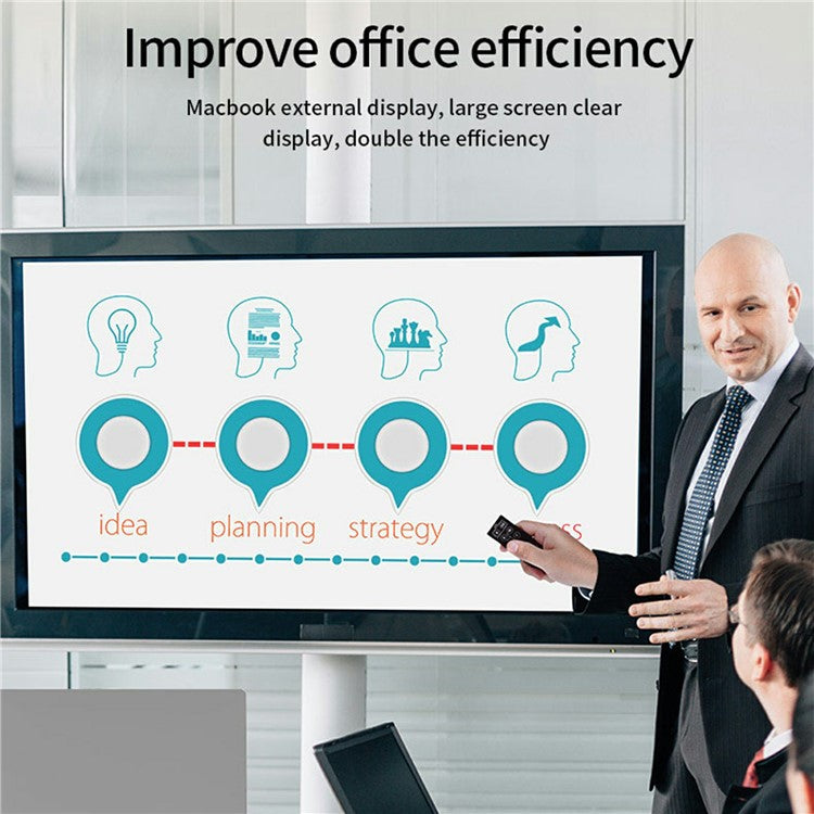 FX-1804H 4-in-1 Aluminum Alloy Type-C Hub with 2x USB-A, HD 4K and PD Charging USB-C