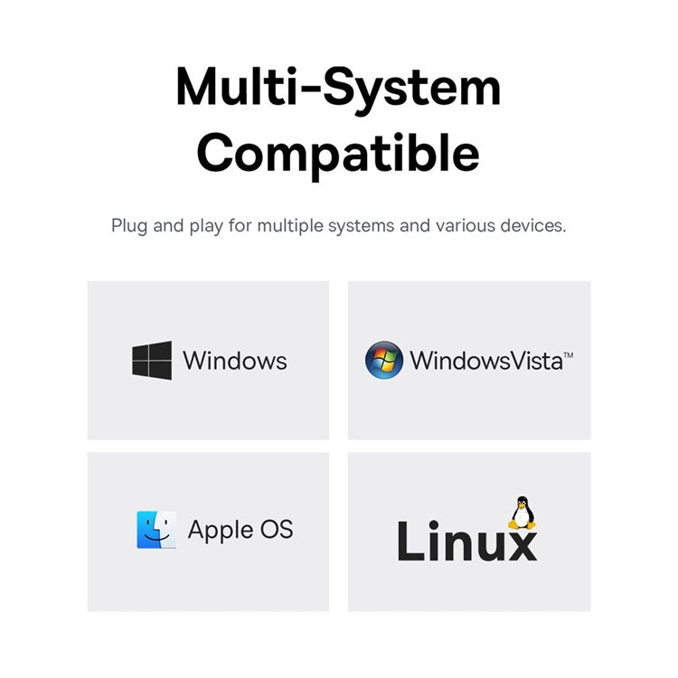 BASEUS BS-OH109 4-In-1 Type-C Extension Docking Hub with HD 4K Video Output, 3xUSB 3.0, RJ45 Ethernet Port - Space Grey