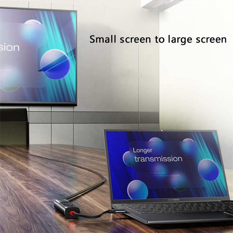 YESIDO HB23 5-in-1 Type-C Hub Adapter Multi Port USB-C Docking Station with USB3.0+2 USB2.0+DP+PD 100W