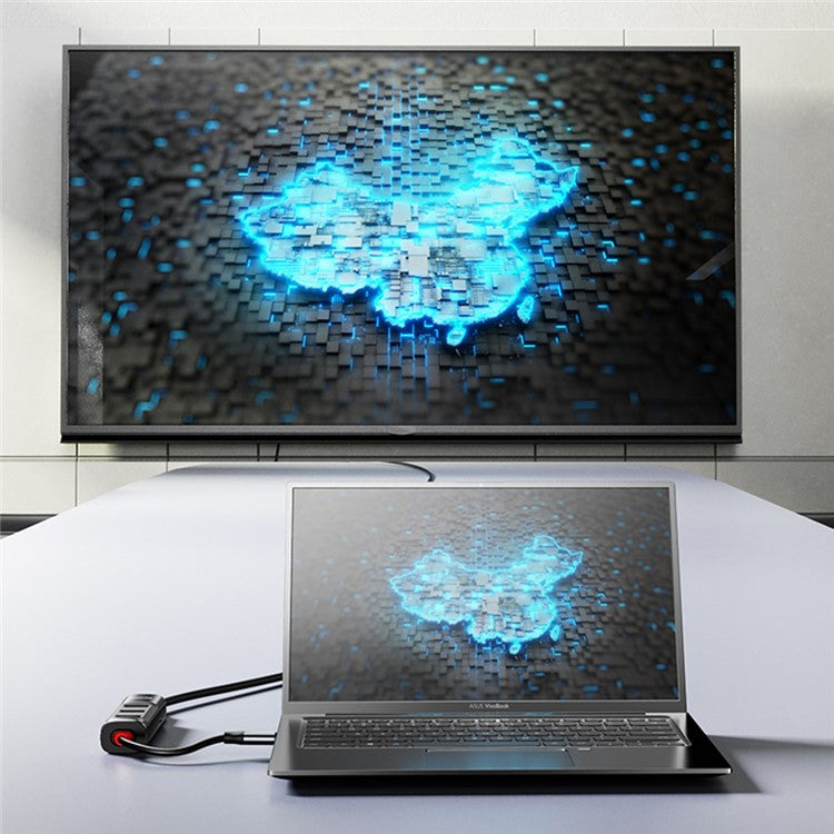 YESIDO HB24 5-in-1 Type-C Docking Station with USB3.0+2 USB2.0+Mini DP+PD 100W Multi Port USB-C Hub Adapter