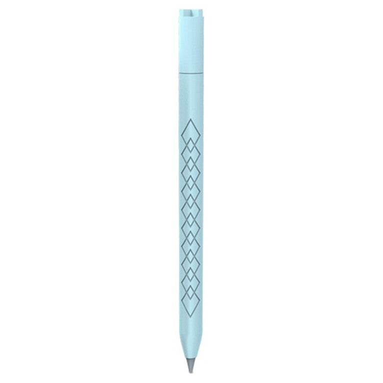 For Apple Pencil 3 (USB-C) Anti-scratch Silicone Sleeve Diamond Texture Stylus Pen Protective Cover - Sky Blue