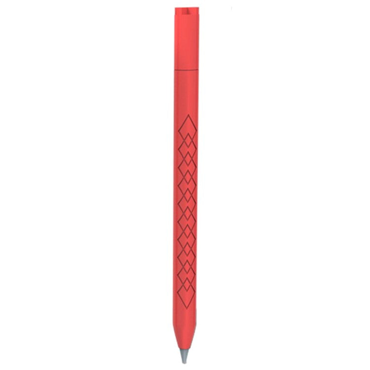 For Apple Pencil 3 (USB-C) Anti-scratch Silicone Sleeve Diamond Texture Stylus Pen Protective Cover - Red
