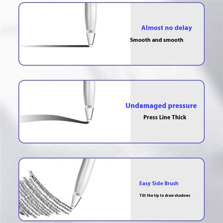 4Pcs For Huawei M-Pencil 3rd Generation / 2nd Generation / 1st Generation / Apple Pencil (2nd Generation) / (1st Generation) Pen Tips Cover - White