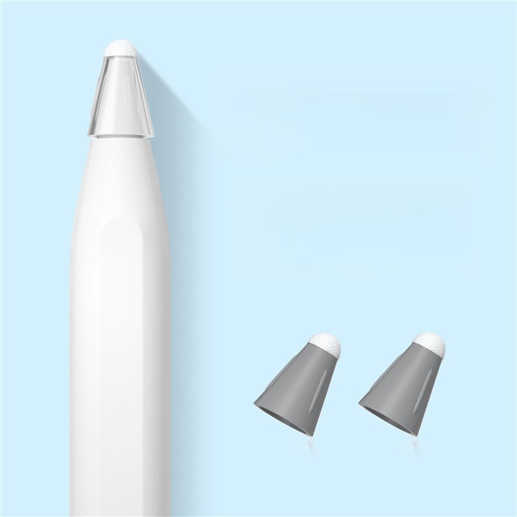4Pcs For Huawei M-Pencil 3rd Generation / 2nd Generation / 1st Generation / Apple Pencil (2nd Generation) / (1st Generation) Pen Tips Cover - Grey