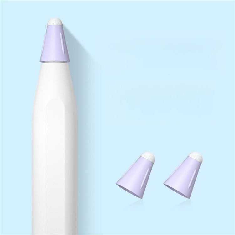 4Pcs For Huawei M-Pencil 3rd Generation / 2nd Generation / 1st Generation / Apple Pencil (2nd Generation) / (1st Generation)Pen Tips Cover - Lavender Purple