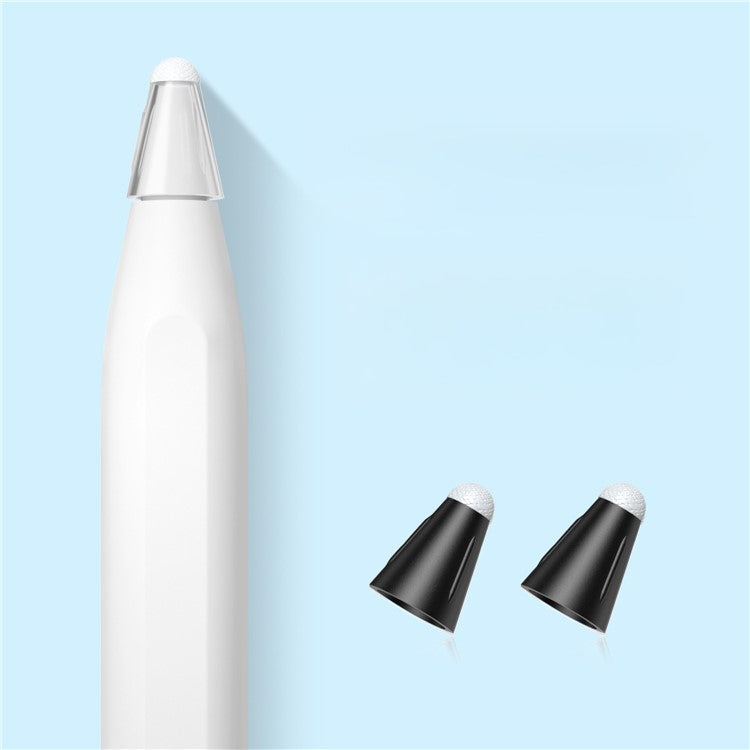 4Pcs For Huawei M-Pencil 3rd Generation / 2nd Generation / 1st Generation / Apple Pencil (2nd Generation) / (1st Generation) Pen Tips Cover - Black
