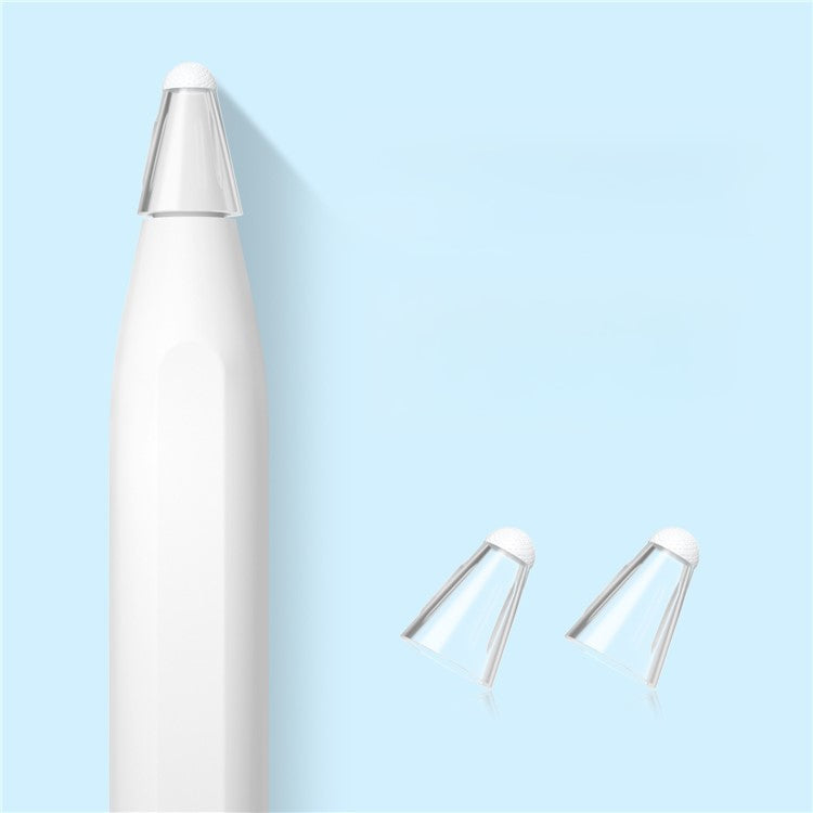 4Pcs For Huawei M-Pencil 3rd Generation / 2nd Generation / 1st Generation / Apple Pencil (2nd Generation) / (1st Generation) Pen Tips Cover - Transparent