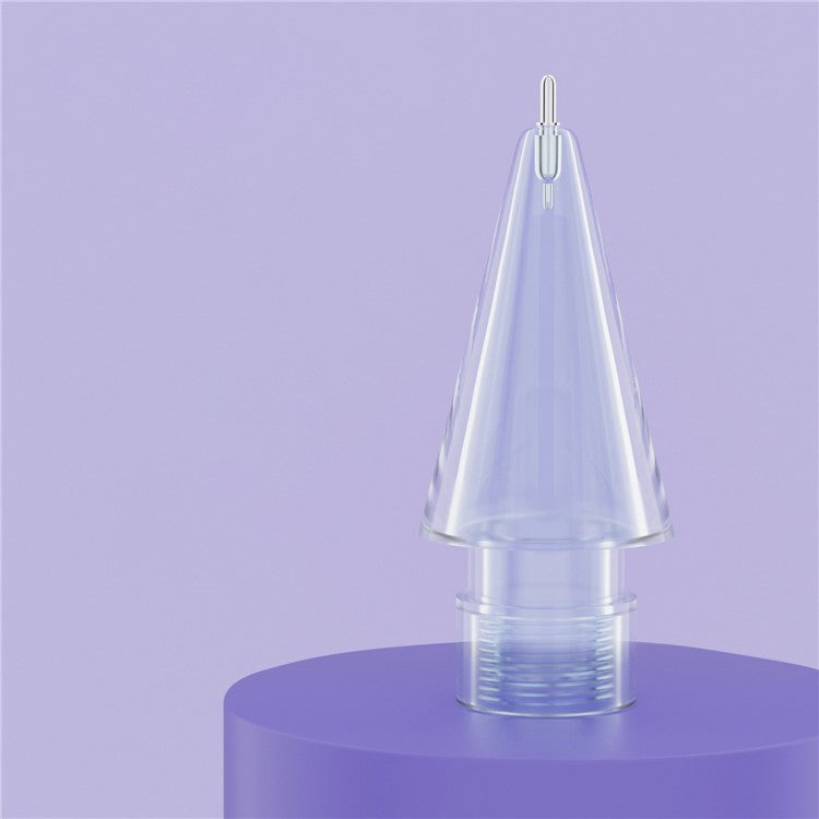 For Apple Pencil (2nd Generation) / Pencil (1st Generation) / Pencil (USB-C) Replacement Tips Tablet Pen Tips - Fine Point / Transparent Blue