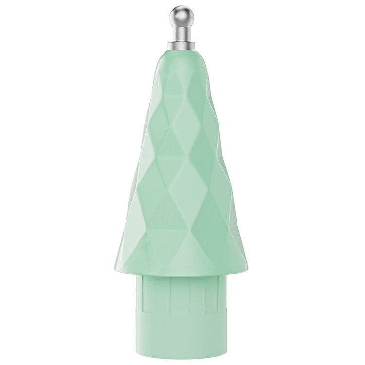 For Apple Pencil (2nd Generation) / Pencil (1st Generation) / Pencil (USB-C) Tips Rhombus Noiseless Pen Tips - Round Bead Point / Light Green