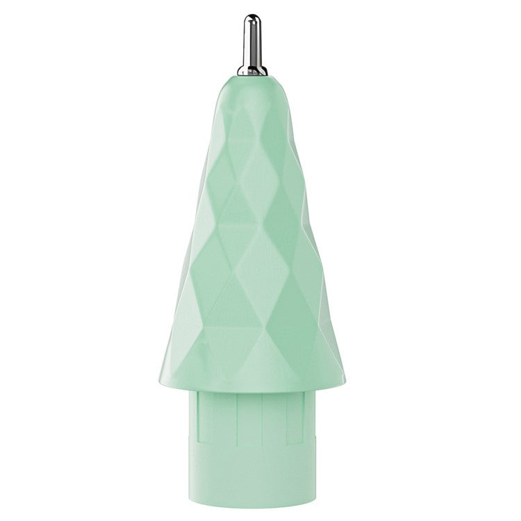 For Apple Pencil (2nd Generation) / Pencil (1st Generation) / Pencil (USB-C) Tips Rhombus Noiseless Pen Tips - Fine Point / Light Green