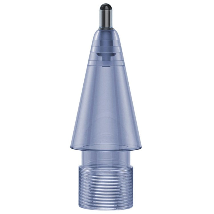 For Apple Pencil (2nd Generation) / Pencil (1st Generation) / Pencil (USB-C) / Pencil Pro Tips 2B Damping Silent - Fine Point / Transparent Blue