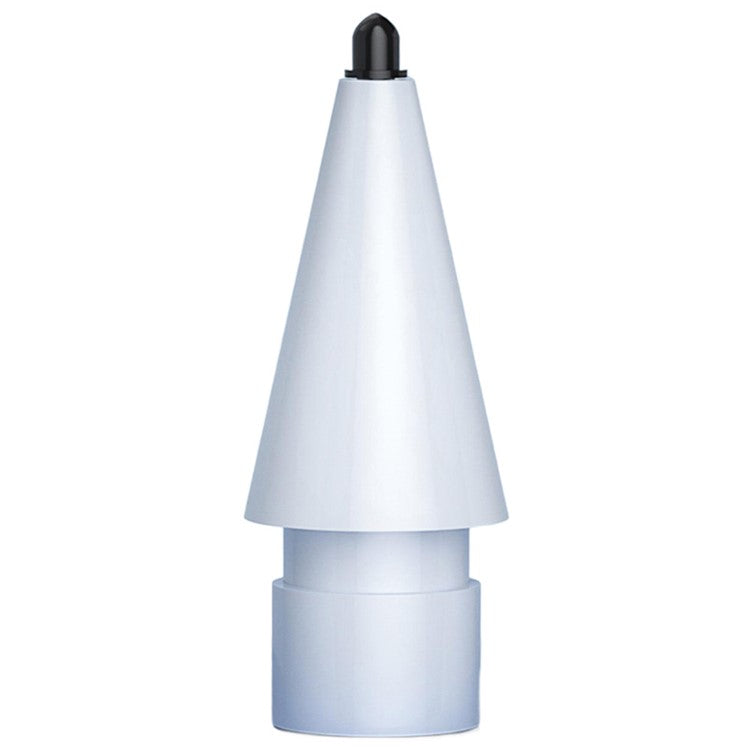 Clear Replacement Tip for Apple Pencil (2nd Generation) / (1st Generation) HB Transparent Stylus Nib - Fine Nib+White