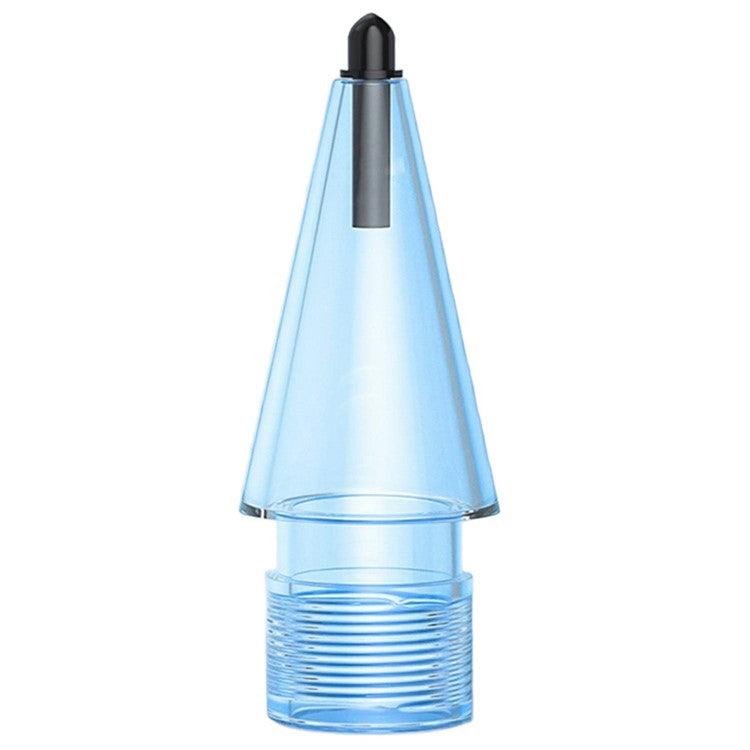 Clear Replacement Tip for Apple Pencil (2nd Generation) / (1st Generation) HB Transparent Stylus Nib - Fine Nib+Transparent Blue