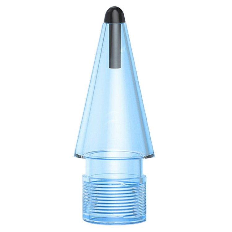 Clear Replacement Tip for Apple Pencil (2nd Generation) / (1st Generation) HB Transparent Stylus Nib - Ball Nib+Transparent Blue