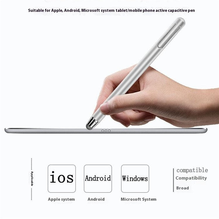 DR01A High Accuracy Touch Screen Stylus Pen with 6mm Pen Tip - Dark Grey