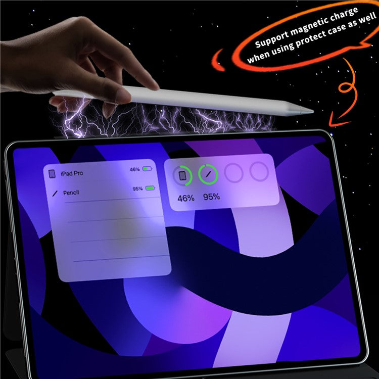 WIWU Pencil W Stylus Pen for iPad Pro 12.9 (2022) / (2021) / (2020)(2018) / Pro 11 (2022) / (2021) / (2020) / (2018) / Air (2022) / (2020) / mini (2021) Touchscreen Pen