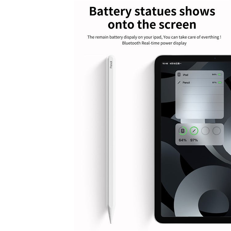 WIWU Pencil W Stylus Pen for iPad Pro 12.9 (2022) / (2021) / (2020)(2018) / Pro 11 (2022) / (2021) / (2020) / (2018) / Air (2022) / (2020) / mini (2021) Touchscreen Pen