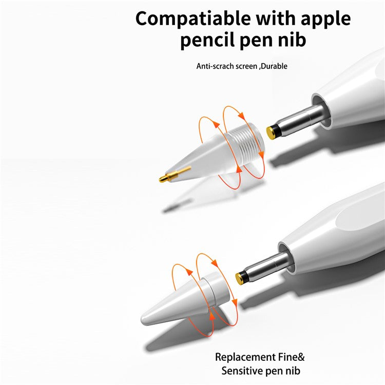 WIWU Pencil W Stylus Pen for iPad Pro 12.9 (2022) / (2021) / (2020)(2018) / Pro 11 (2022) / (2021) / (2020) / (2018) / Air (2022) / (2020) / mini (2021) Touchscreen Pen