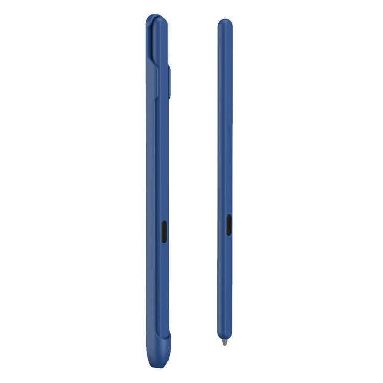 For Samsung Galaxy Z Fold6 5G / Z Fold5 5G / Z Fold4 5G / Z Fold3 5G Electromagnetic Pen Stylus with Pen Slot - Blue