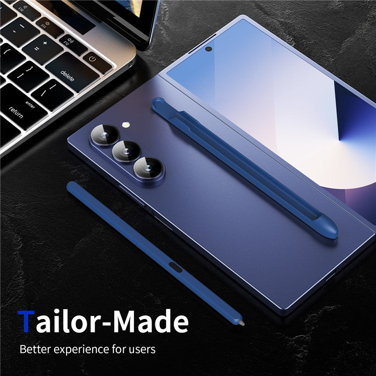 For Samsung Galaxy Z Fold6 5G / Z Fold5 5G / Z Fold4 5G / Z Fold3 5G Electromagnetic Pen Stylus with Pen Slot - Blue