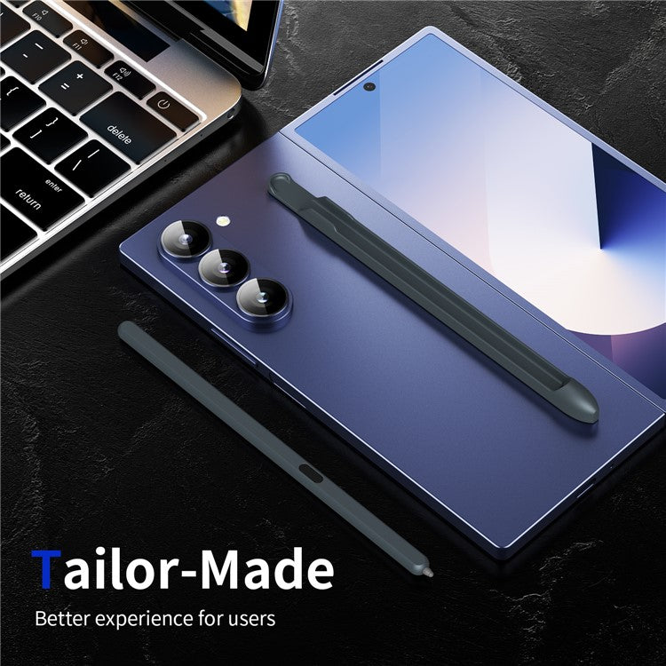 For Samsung Galaxy Z Fold6 5G / Z Fold5 5G / Z Fold4 5G / Z Fold3 5G Electromagnetic Pen Stylus with Pen Slot - Dark Grey