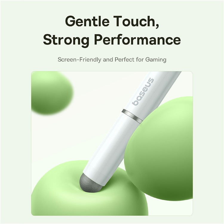 BASEUS Smooth Writing III 3-in-1 Passive Stylus Touch Screen Pen Non-Magnetic Version - White