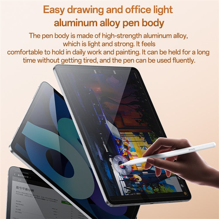 YESIDO ST16 For iPad Capacitive Pen Touch Screen Tablet Painting Writing Palm Rejection Stylus Pen