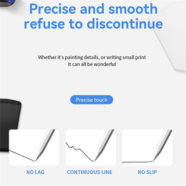 KD503 Universal Capacitive Touch Screen Pencil Rechargeable Stylus Pen for Smartphones and Tablets