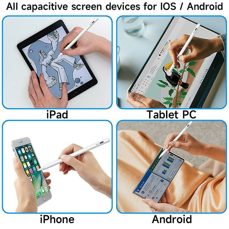 KD503A Universal Stylus Pen with Battery Indicator Capacitive Touch Screen Pencil for Smartphones and Tablets