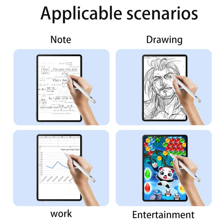 KHD-106TB Universal Active Capacitive Pen Touch Screen Phone Tablet Stylus Pen - Gradient Purple