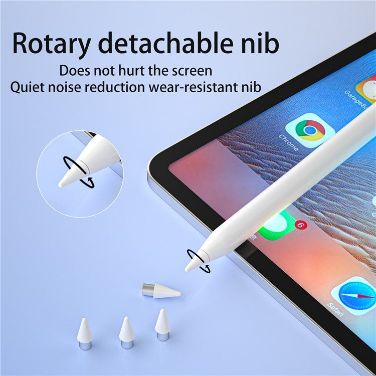 KHD-106TB Universal Active Capacitive Pen Touch Screen Phone Tablet Stylus Pen - White