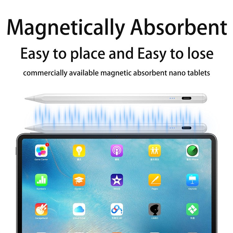 KHD-106TB Universal Active Capacitive Pen Touch Screen Phone Tablet Stylus Pen - Gradient Pink