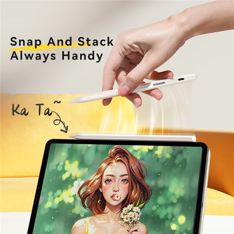 ESSAGER Anti-Mistouch Magnetic Capacitive Stylus Pen High Sensitive Touch Screen Pencil