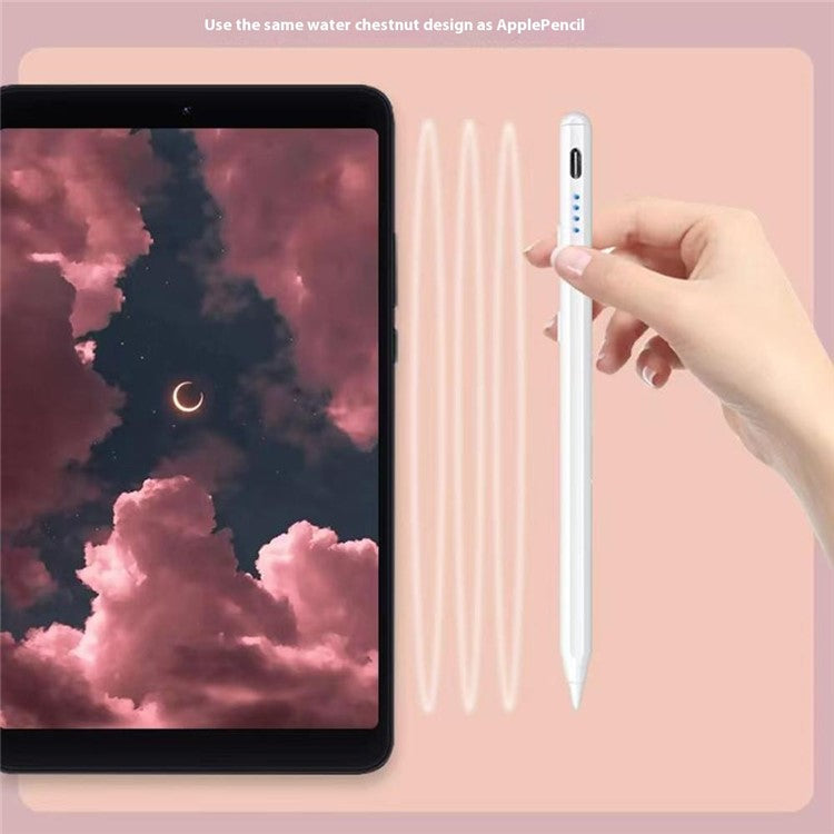 4-LED Stylus with Palm Rejection, Magnetic Attachment for iPad OS 12.2+ (2018 Later)