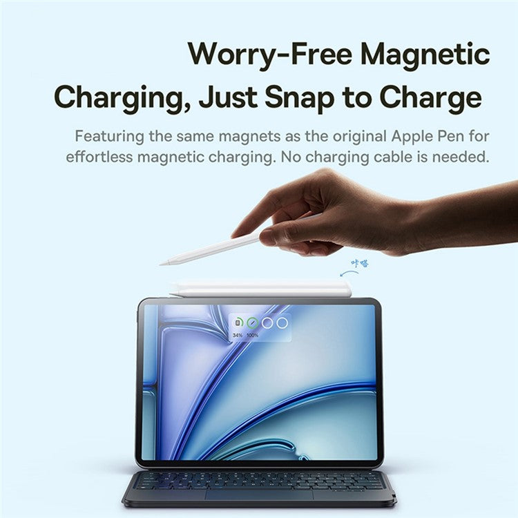 BASEUS Smooth Writing 3 Magnetic Wireless Charging Stylus Pen (Active Wireless Version), White