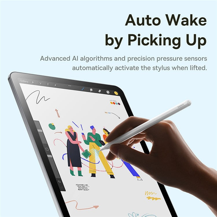 BASEUS Smooth Writing 3 Magnetic Wireless Charging Stylus Pen (Active Wireless Version), White