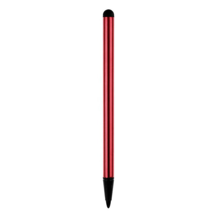Capacitive Pen Touch Screen Stylus Pencil Multifunction Touchscreen Pen Mobile Phone Pen for iPhone/Samsung/iPad - Red