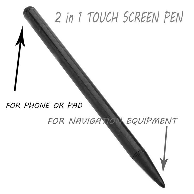 Capacitive Pen Touch Screen Stylus Pencil Multifunction Touchscreen Pen Mobile Phone Pen for iPhone/Samsung/iPad - Red