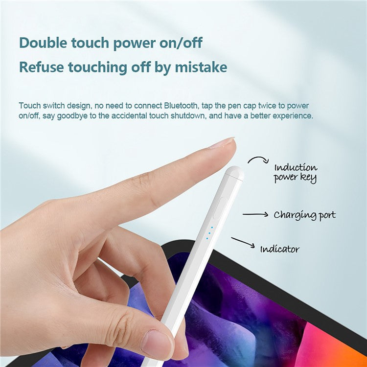 For iPad Capacitive Stylus Lightweight Touch Screen Pencil Portable Capacitive Pen for Writing Drawing