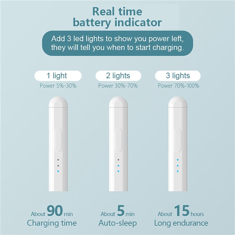 For iPad Capacitive Stylus Lightweight Touch Screen Pencil Portable Capacitive Pen for Writing Drawing