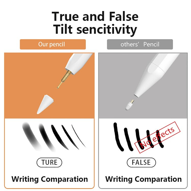 For iPad Capacitive Stylus Lightweight Touch Screen Pencil Portable Capacitive Pen for Writing Drawing