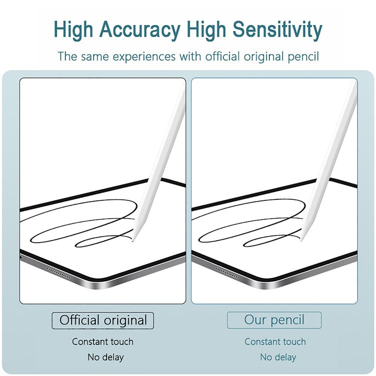 For iPad Capacitive Stylus Lightweight Touch Screen Pencil Portable Capacitive Pen for Writing Drawing