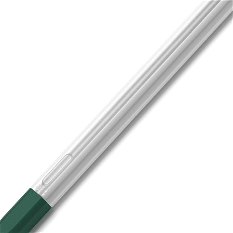 For Samsung Galaxy Tab S6 Lite Stylus Pen Silicone Sleeve Anti-drop Anti-dirt Cover - Blackish Green